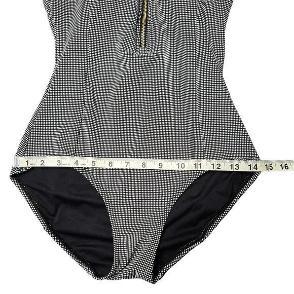 Anne Cole Studio Halter Front Zip One-Piece Swimsuit - Picture 2 of 6